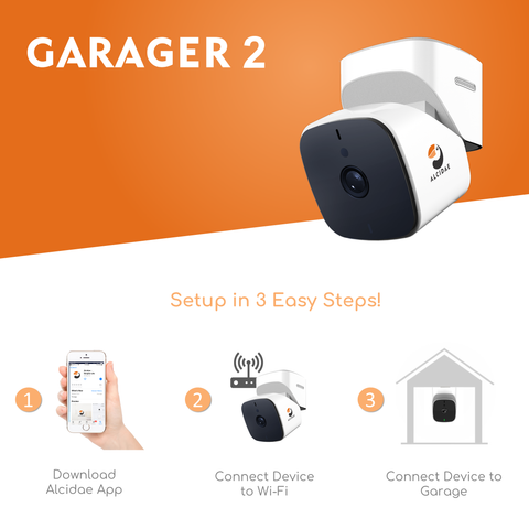 Garager 2 - Remotely Monitor and Control Garage Door Opener Through Ph